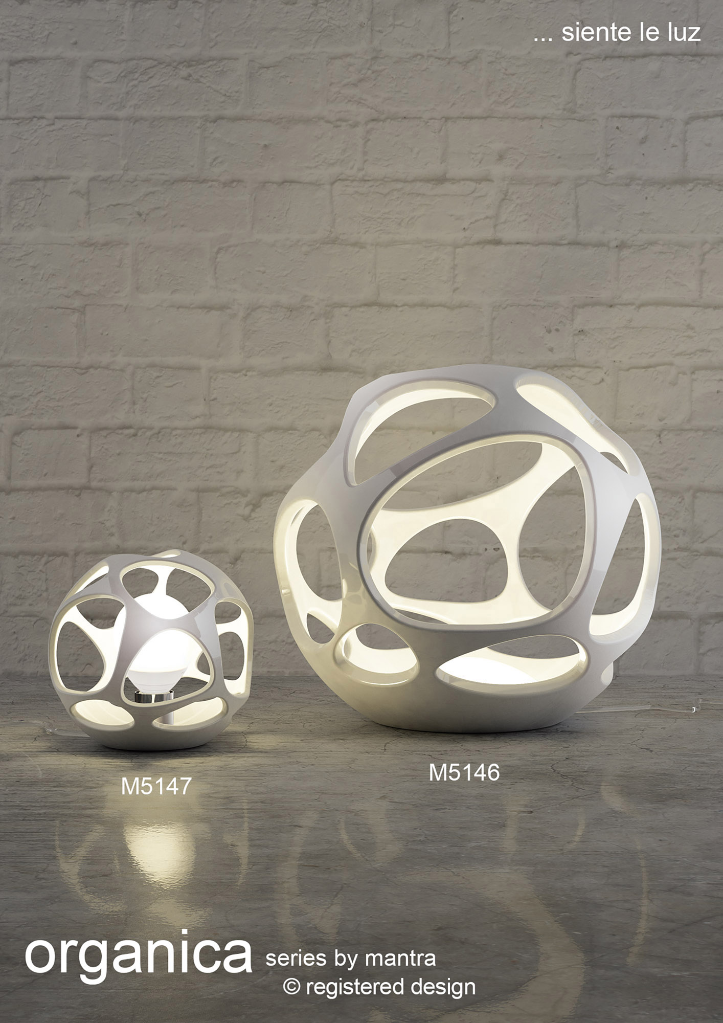 Organica Table Lamps Mantra Designer Table Lamps